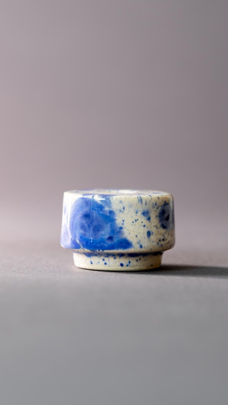 świecznik handmade ceramiczny chmurka